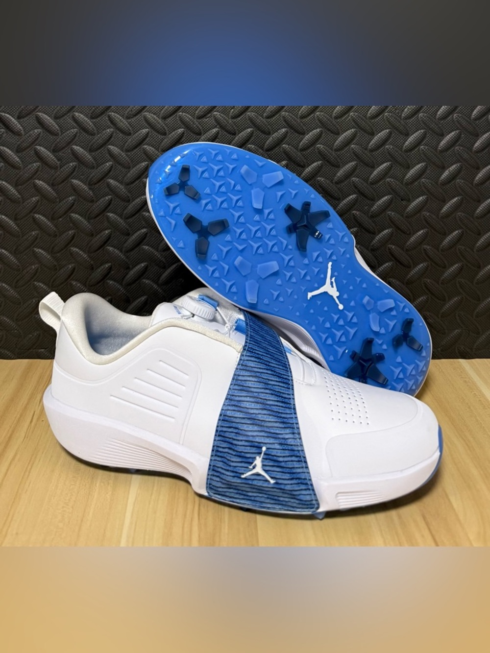 Air Jordan Air Rev Golf Shoes White University Blue UNC FV6338-10 Mens Sizes
